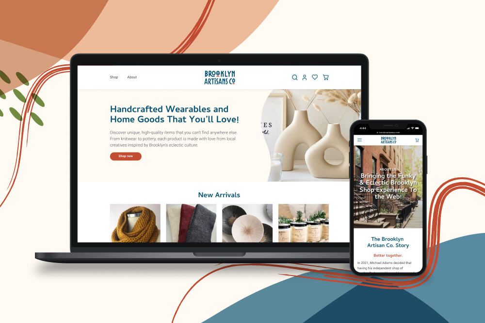 Brooklyn Artisans Website Design